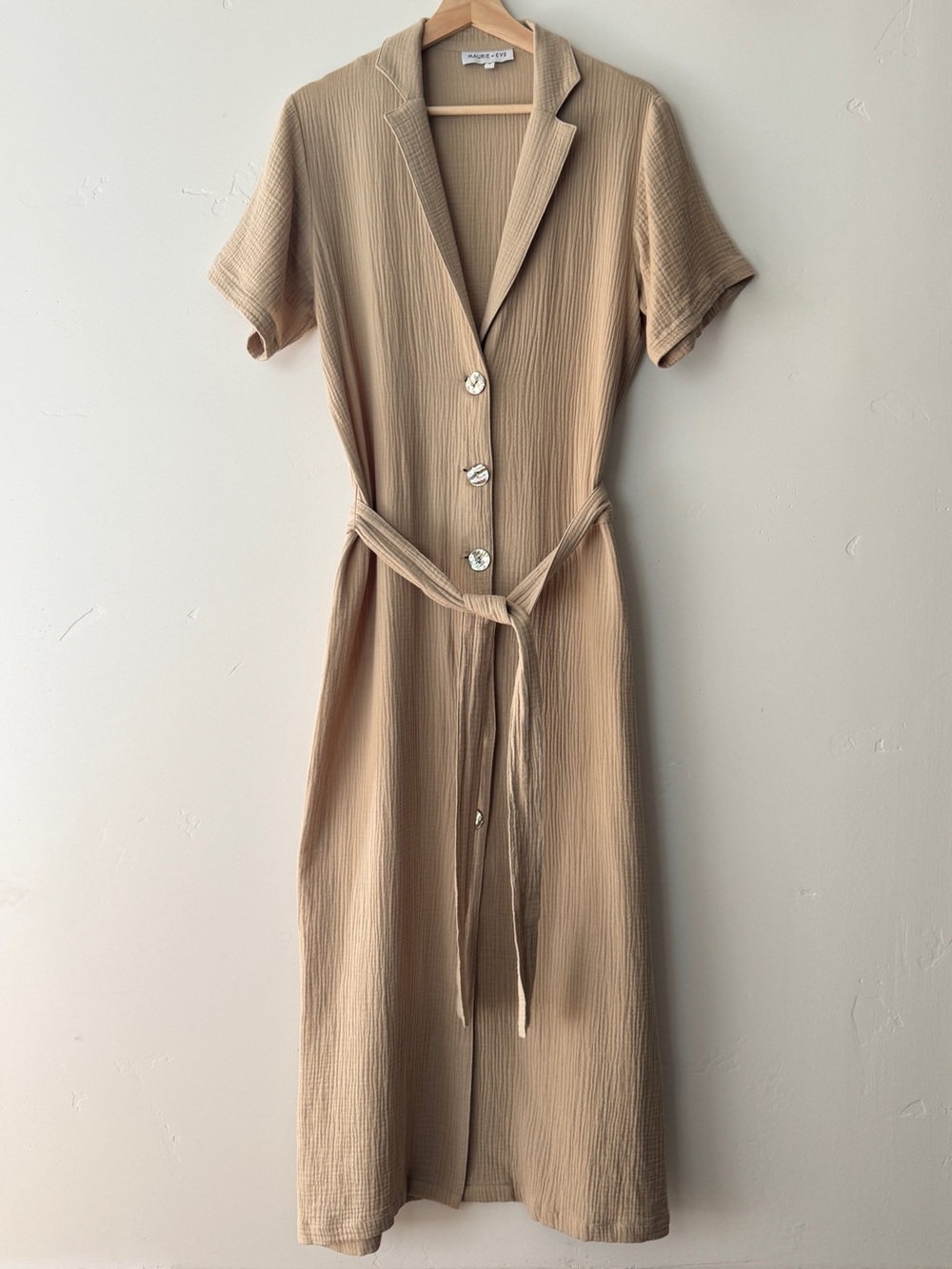 Maurie + Eve Higher Love dress, tan - Size AU8/US4